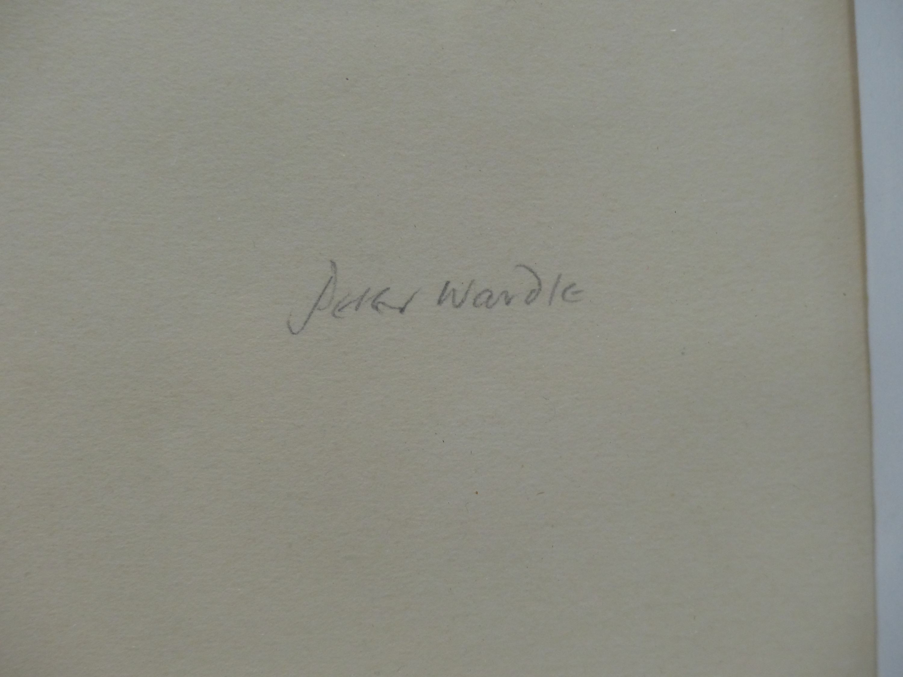 Peter Wardle, pencil and sepia chalk, Female nude studies, signed, 46 x 31cm
